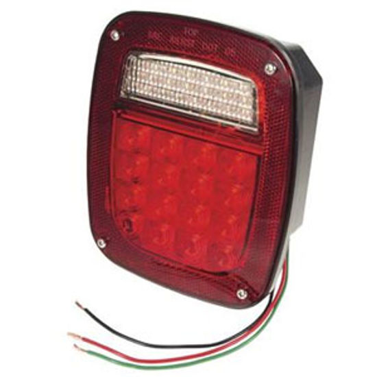 Picture of Grote Hi Count (R) Red LED Tail Light Assembly G5082-5 93-6674                                                               
