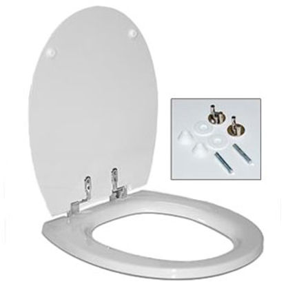 Picture of Thetford  White Elongated Seat & Cover For Thetford Aria Toilet 36504 94-8908                                                