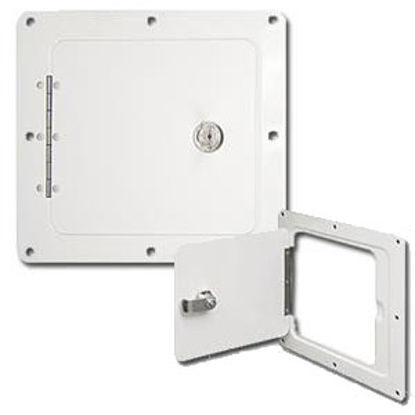 Picture of Ultra-Fab  White 5"RO Lockable Spare Tank Access Door w/Frame 48-979009 95-3150                                              