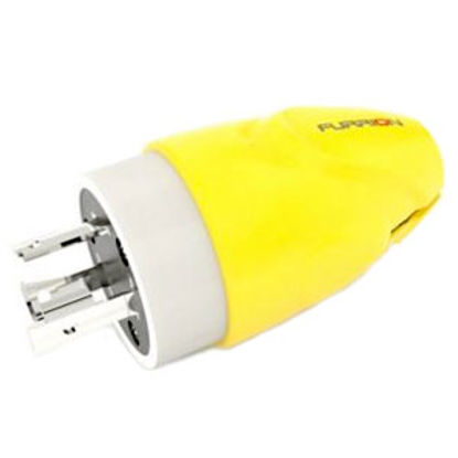 Picture of Furrion  Yellow 30A Male Power Cord Plug End 381677 95-3528                                                                  