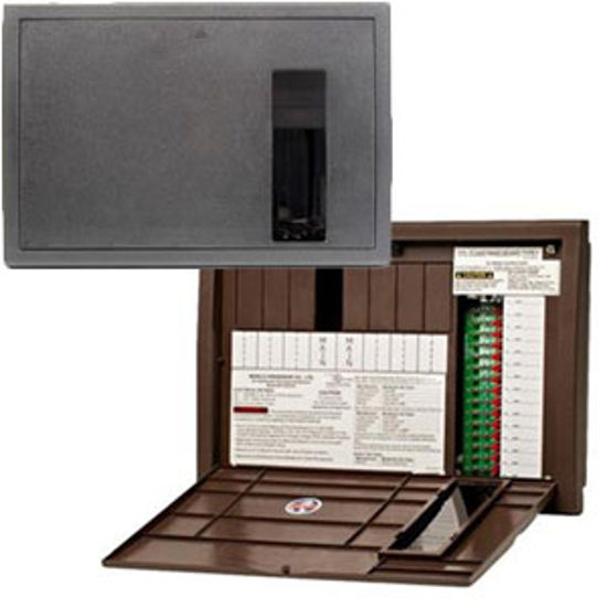 Picture of WFCO 8930/ 50 Series 30/ 50A 120/240VAC 13.75"W X 9.5"H X 4"L Brown PD Box WF-8930/50NP 95-4781                              