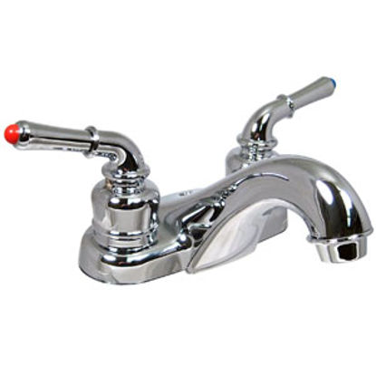 Picture of Phoenix Faucets Catalina Chrome w/Teapot Handles 4" Lavatory Faucet w/Low-Arc Spout PF222302 95-7479                         