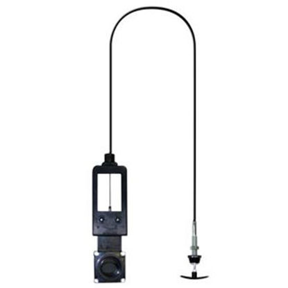 Picture of Valterra  1-1/2" Cable Actuated Straight Waste Valve w/Handle & 120" Cable H1001H120 96-1700                                 
