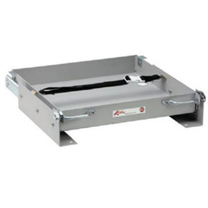 Picture of Kwikee  24"L x 15-13/16"W x 3-3/16"H Steel Battery Tray for 1-8 Batteries 366329 97-1020                                     