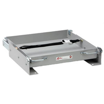 Picture of Kwikee  15-1/4"L x 22-1/4"W x 3-1/16"H Steel Battery Tray for 1-8 Batteries 366332 98-1060                                   